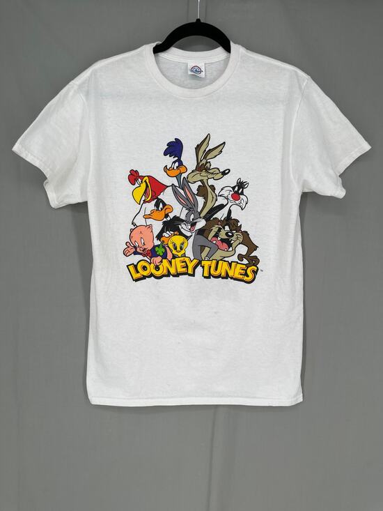 Delta Other - Y2K Vintage Looney Tunes Shirt Mens Medium White Graphic Tee Cartoon 90s
